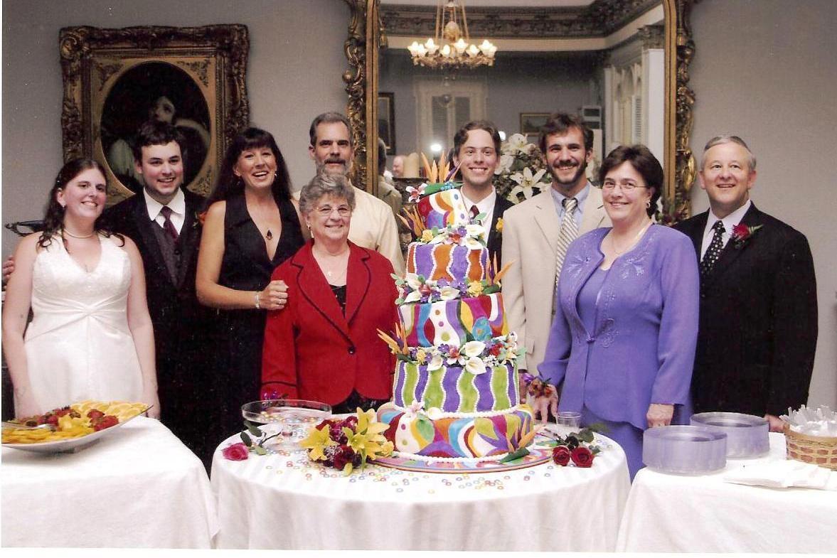 Sid Weissand's son Jonathan: the wedding party.